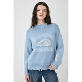 VINTAGE LIKE PRINTED セーター | MOUSSY OUTLET | 詳細画像17