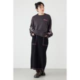 スウェットライクサイドステッチニットスカート | RODEO CROWNS WIDE BOWL | 詳細画像4 