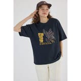 BLK | Embroidery motif Tシャツ | RODEO CROWNS WIDE BOWL