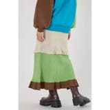 A-LIGHT フリル切替ニットスカート | RODEO CROWNS WIDE BOWL | 詳細画像5 