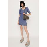 BI COLOR RIB CUT ショートワンピース | SLY OUTLET | 詳細画像13