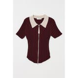 ZIP UP RIB KNIT H/S シャツ | MOUSSY OUTLET | 詳細画像14