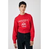 RED | GLITTER MOUSSY ニットトップス | MOUSSY OUTLET