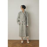 シャギーロングコート リサイクルポリエステル×ウール混 | MOUSSY OUTLET | 詳細画像2 