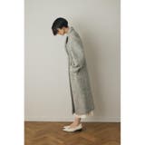 シャギーロングコート リサイクルポリエステル×ウール混 | MOUSSY OUTLET | 詳細画像4 