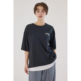 フェイクレイヤードスクリプトロゴ Tシャツ | RODEO CROWNS WIDE BOWL | 詳細画像11 