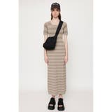 M/BEG7 | ROUND N/C BORDER ロングワンピース | SLY OUTLET
