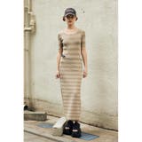 ROUND N/C BORDER ロングワンピース | SLY OUTLET | 詳細画像11