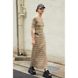 ROUND N/C BORDER ロングワンピース | SLY OUTLET | 詳細画像13