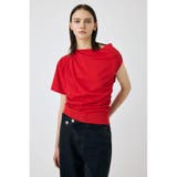 RED | ONE SHOULDER シアー TEE | MOUSSY OUTLET