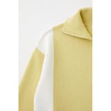 BICOLOR ZIP UP ニット | MOUSSY OUTLET | 詳細画像4