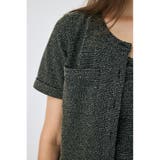 BOUCLE TWEED ハーフスリーブカーディガン | MOUSSY OUTLET | 詳細画像15