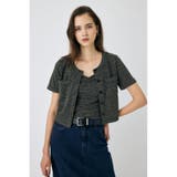 BOUCLE TWEED ハーフスリーブカーディガン | MOUSSY OUTLET | 詳細画像6