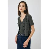 BOUCLE TWEED ハーフスリーブカーディガン | MOUSSY OUTLET | 詳細画像10