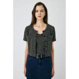 BOUCLE TWEED ハーフスリーブカーディガン | MOUSSY OUTLET | 詳細画像11