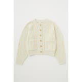 CABLE KNIT カーディガン | MOUSSY OUTLET | 詳細画像1