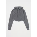 L/BLK1 | GARMENT DYE CUT OFF フーディ | MOUSSY OUTLET
