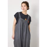 Thickness DENIMギャザーサロペット | RODEO CROWNS WIDE BOWL | 詳細画像4 