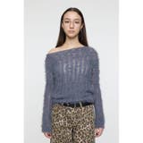 SHEER SHAGGY ロングスリーブニット | MOUSSY OUTLET | 詳細画像8