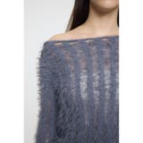 SHEER SHAGGY ロングスリーブニット | MOUSSY OUTLET | 詳細画像12