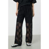 BLK | サイドラインレースパンツ | RODEO CROWNS WIDE BOWL