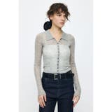 SHEER KNIT SHIRT シャツ | MOUSSY OUTLET | 詳細画像19