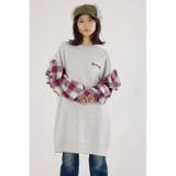 L/T.GRY1 | (THRASHER) リメイクスウェットワンピース | RODEO CROWNS WIDE BOWL