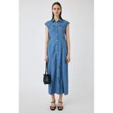L/BLU1 | CAP SLEEVE デニムドレス | MOUSSY OUTLET