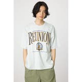L/T.GRY1 | アップリケカレッジロゴTシャツ | RODEO CROWNS WIDE BOWL