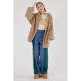 モールニットトッパーカーディガン | RODEO CROWNS WIDE BOWL | 詳細画像18 