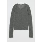 SHEER HENRY NECK ニットトップス | MOUSSY OUTLET | 詳細画像30 
