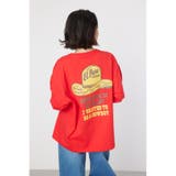 RED | Various Western ロングスリーブTシャツ | RODEO CROWNS WIDE BOWL