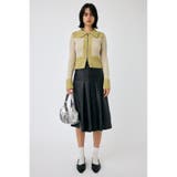F/LEATHER TUCKED ミディスカート | MOUSSY OUTLET | 詳細画像2