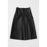 F/LEATHER TUCKED ミディスカート | MOUSSY OUTLET | 詳細画像6