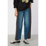 柄GRY5 | カスタムトラックデニムパンツ | RODEO CROWNS WIDE BOWL