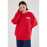 フェルトアップリケニットトップス | RODEO CROWNS WIDE BOWL | 詳細画像1 