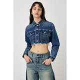 BLU | RAW EDGE SHORT DENIM ジャケット | MOUSSY OUTLET