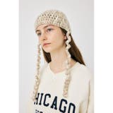 BEG | FLUFFY CROCHET HEAD キャップ | MOUSSY OUTLET