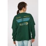 D/GRN3 | VintageフェイクレイヤードロングスリーブTシャツ | RODEO CROWNS WIDE BOWL