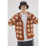 D/ORG3 | クロシェフラワーニットカーディガン | RODEO CROWNS WIDE BOWL