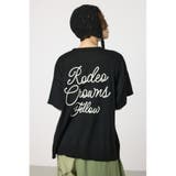 BLK | スクリプトロゴニットトップス | RODEO CROWNS WIDE BOWL