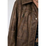 AGED F/LEATHER MIDDLE ジャケット | MOUSSY OUTLET | 詳細画像9 