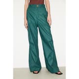 LINEN BLEND COATING WIDE パンツ | SLY OUTLET | 詳細画像1