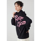 スウェットライクフロントロゴニットフーディー | RODEO CROWNS WIDE BOWL | 詳細画像2 