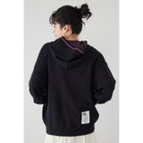 スウェットライクフロントロゴニットフーディー | RODEO CROWNS WIDE BOWL | 詳細画像3 