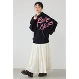 スウェットライクフロントロゴニットフーディー | RODEO CROWNS WIDE BOWL | 詳細画像4 