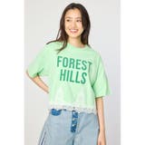 LIME | ヘムレースTシャツ | RODEO CROWNS WIDE BOWL