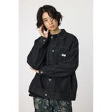 BLK | フリンジワイドデニムジャケット | RODEO CROWNS WIDE BOWL