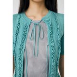 FRILL STRIPED カーディガン | MOUSSY OUTLET | 詳細画像15