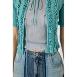 FRILL STRIPED カーディガン | MOUSSY OUTLET | 詳細画像17